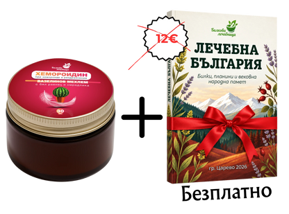 Билков мехлем Хемороидин с подарък книга Лечебна България