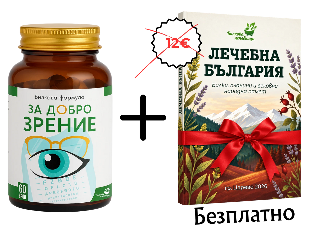 Формула за добро зрение с подарък книга Лечебна България