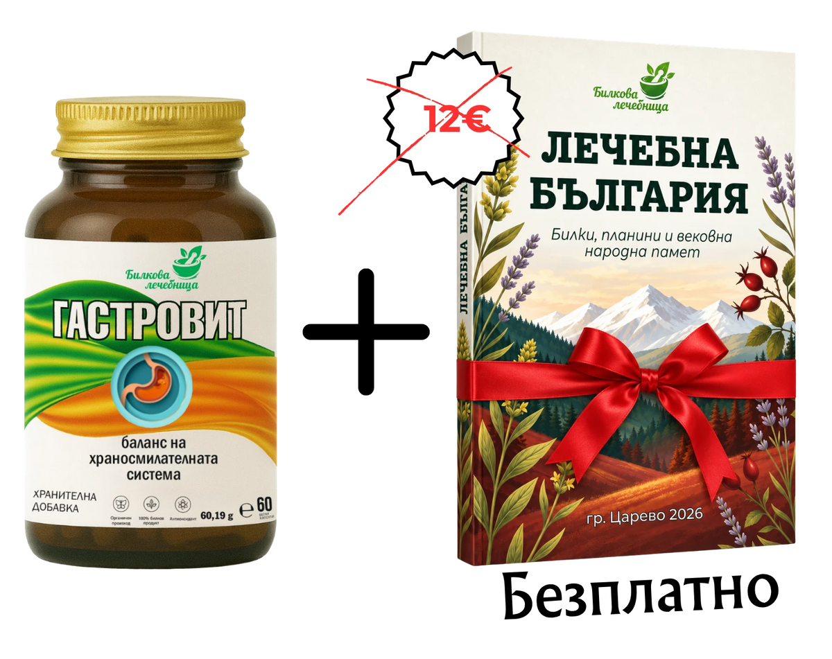Гастровит с подарък книга Лечебна България