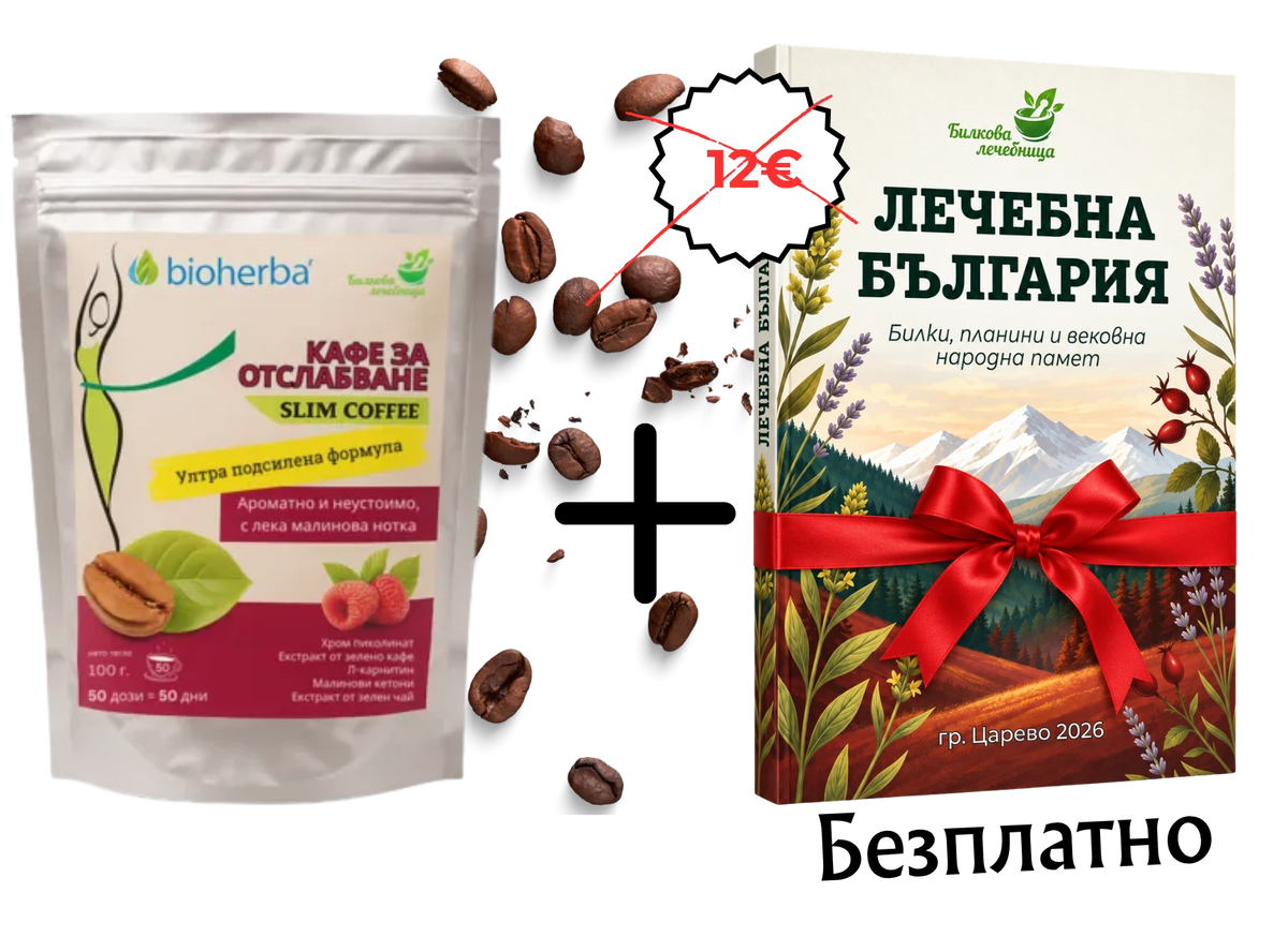 Кафе за отслабване с подарък книга Лечебна България