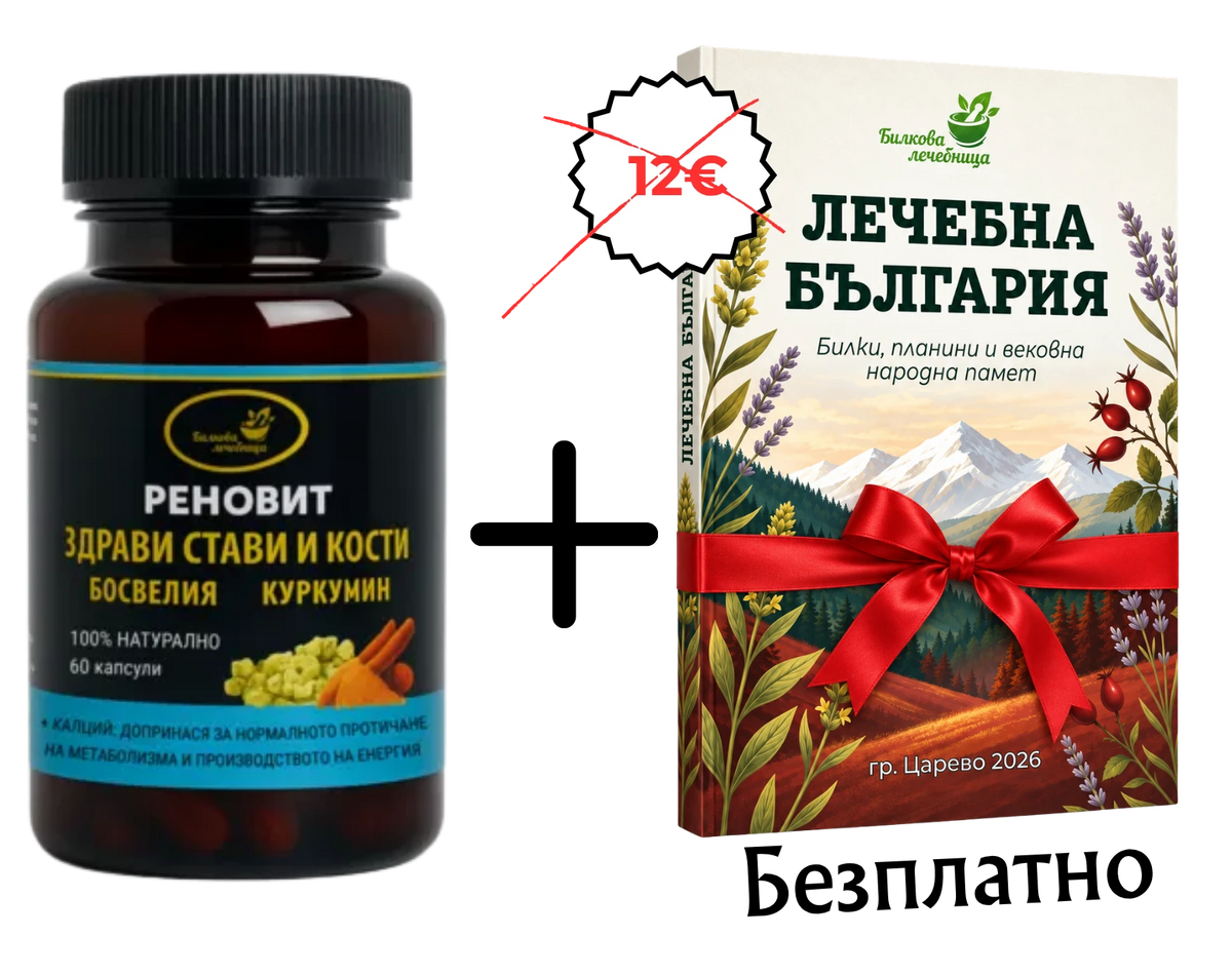 Реновит за здрави стави и кости с подарък книга Лечебна България