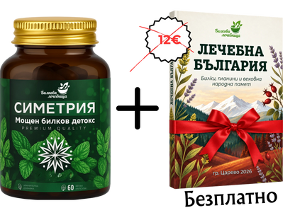 Симетрия билков детокс с подарък книга Лечебна България
