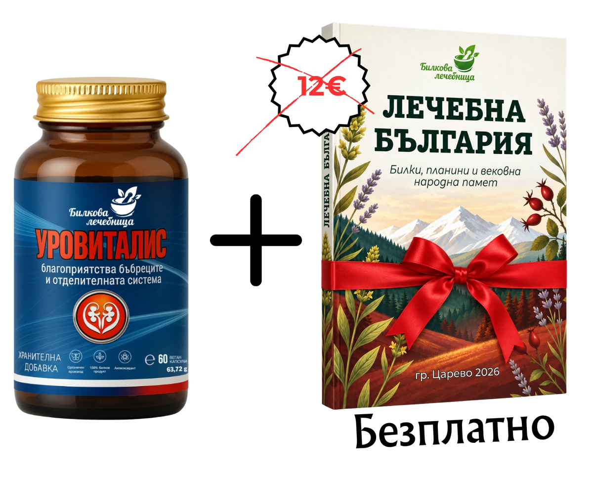 Уровиталис с подарък книга Лечебна България